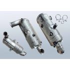 Filtro antiparticolato diesel con OXI Cat DS DS3 Crossback 1.5 BlueHDI 110 (UR UC UJ)