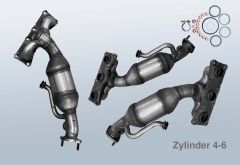 Krümmer Catalizzatore BMW 3 Touring 330xi (E91N) (Zyl.4-6)