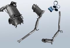 Dieselpartikelfilter VW EOS 2.0TDI (1F)