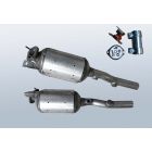 Filtro antiparticolato diesel RENAULT Megane II 1.9 dCi (KM14