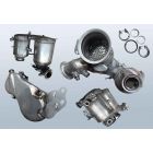 Filtro antiparticolato diesel con OXI Cat VW Sharan II 2.0 TDI (7N1 7N2)