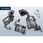 SIC FAP Filtro antiparticolato diesel con OXI Cat RENAULT Scenic IV 1.6 dCi 130 (J9)