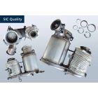 SIC Filtro antiparticolato diesel con OXI Cat SKODA Octavia III 2.0 TDi (5E3 NL3 NR3)