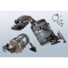 Filtro antiparticolato diesel con OXI Cat RENAULT Megane III 1.6 dCi (BZ00 BZ12 BZ13)