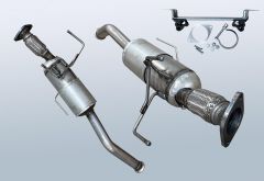 Dieselpartikelfilter NISSAN NV400 2.3 dCi 145 (X62 JV)